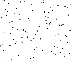一个归并排序的例子：对一个随机点的链表进行排序